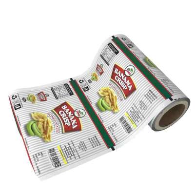 good barrier custom printing food grade potato chips packaging mylar polyester laminate plastic pouch film roll