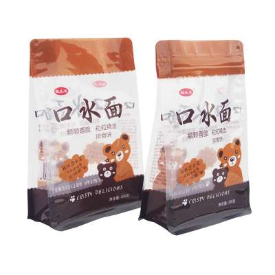 1.5kg 2kg Custom Sizes Flat Bottom Stand Laminate Plastic Cat Litter Packaging Ziplock Bag Food Grade